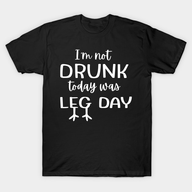 Leg Day T-Shirt by AniTeeCreation